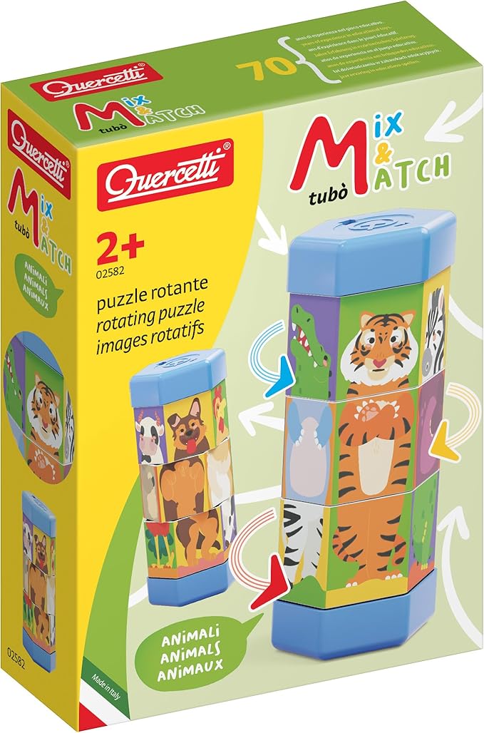 JUGUETE EDUCATIVO MIX & MATCH - ANIMALES / 025826 / +2 AÑOS