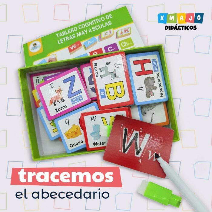 JUEGO DIDACTICO COGNITIVO - LETRAS MAYUSCULAS / +3 AÑOS / 516456 - Image 1