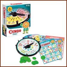 BINGO EDUCATIVO CON RULETA INTERCAMBIABLE  / +3 AÑOS /  856845