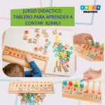 JUEGO DIDACTICO - TABLERO PARA APRENDER A CONTAR / +3 AÑOS / 828463
