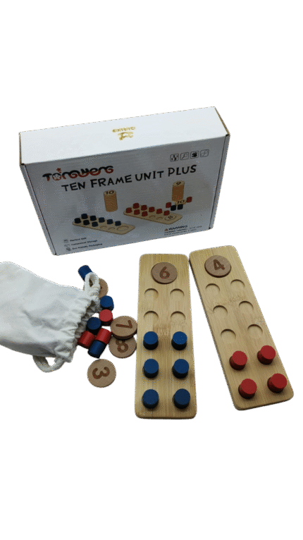 JUEGO DIDACTICO - TABLERO MONTESSORI DEL 1 AL 10 / +3 AÑOS / 017134