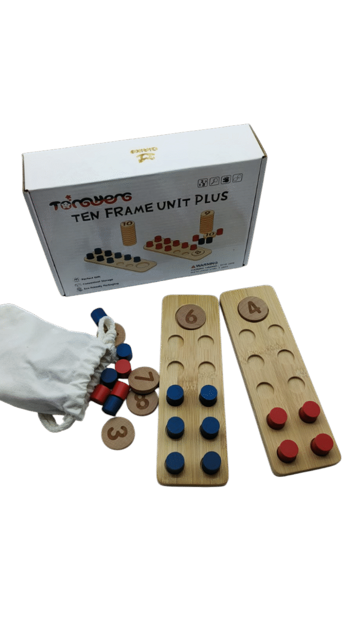JUEGO DIDACTICO - TABLERO MONTESSORI DEL 1 AL 10 / +3 AÑOS / 017134