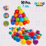 MATERIAL NEUROGYM - PELOTAS PARA ALBERCA 50 PIEZAS / +0 AÑOS / 232752