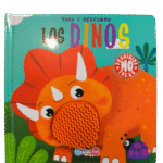 LIBRO DIDACTICO SENSORIAL - TOCO Y DESCUBRO - LOS DINOS / +3 AÑOS / 662640