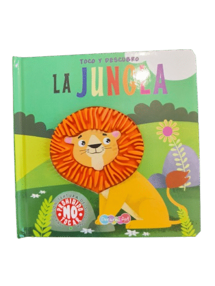LIBRO DIDACTICO SENSORIAL - TOCO Y DESCUBRO - LA JUNGLA / +3 AÑOS / 662633