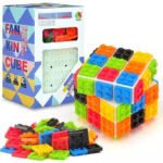 JUEGO DIDACTICO - CUBO RUBIK 3X3  CONSTRUCCION CON BLOCKS / +3 AÑOS / 516800