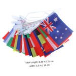 DECORACION DIDACTICA - CADENA DE BANDERAS DEL MUNDO CON 24 / +3 AÑOS / 800226 - Image 2