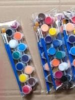 MATERIAL EDUCATIVO - 12 ACUARELAS MINI CON PINCELES / +3 AÑOS / 804439 - Image 3