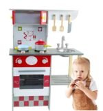 JUEGO DIDACTICO - COCINA DE MADERA ROJA / + 3 AÑOS / 930548 - Image 6