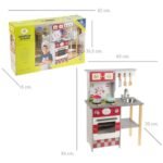 JUEGO DIDACTICO - COCINA DE MADERA ROJA / + 3 AÑOS / 930548 - Image 2