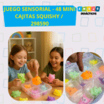JUEGO SENSORIAL - CAJA CON 48 MINI CAJITAS SQUISHY / +3 AÑOS / 298590