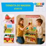 JUEGO DIDACTICO - TIENDITA DE MADERA / +3 AÑOS / 419172