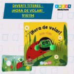 LIBRO DIDACTICO - DIVERTI TITERES - ¡HORA DE VOLAR! / +3 AÑOS / 916194 / 11X11X2 CM - 10 PAG.