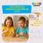 JUEGO DIDACTICO - CONSTRUYE CON CERILLAS TUS IDEAS / + 3 AÑOS / 012074