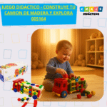 JUEGO DIDACTICO - CONSTRUYE TU CAMION DE MADERA Y EXPLORA / +3 AÑOS / 005164