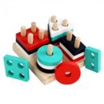 JUEGO DIDACTICO - APILADOR CUADRADO CUADRUPLE / +3 AÑOS / 008594 - Image 3