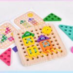 JUEGO DE ESTIMULACION - TABLERO DE ENHEBRADO DE FIGURAS GEOMETRICAS / +3 AÑOS / 016774 - Image 4