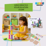 JUEGO DIDACTICO - APILAR EN ALTURA / +3 AÑOS / 012344