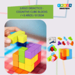 JUEGO DIDACTICO - COGNITIVE CUBE BLOCKS / +3 AÑOS / 013534
