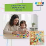 JUEGO DIDACTICO - ENSARTA FRUTAS / +3 AÑOS / 006.0012