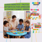JUEGO DIDACTICO - PALITOS ARITMETICOS PARA APRENDER A CONTAR Y SUMAR / +3 AÑOS / 009994