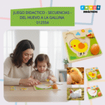 JUEGO DIDACTICO - SECUENCIAS - DEL HUEVO A LA GALLINA / +3 AÑOS / 012554