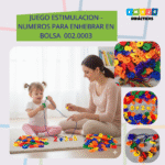 JUEGO ESTIMULACION - NUMEROS PARA ENHEBRAR EN BOLSA / +3 AÑOS / 002.0003