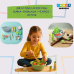 JUEGO SIMULACION VIDA DIARIA - ENSALADA / +3 AÑOS /  012974