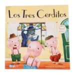 LIBRO CUENTO TRADICIONAL - VIRTUDES Y VALORES - LOS TRES CERDITOS / 21X21 CM / +3 AÑOS /  006.0019