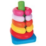 JUEGO DIDACTICO ESCOLAR - TORRE DE AROS CON 3 PIEZAS / +3 AÑOS / 20662066 - Image 2