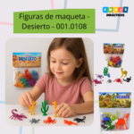 JUEGO DIDACTICO - FIGURAS PARA MAQUETAS - DESIERTO / +3 AÑOS / 001.0108