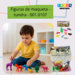 JUEGO DIDACTICO - FIGURAS PARA MAQUETAS - TUNDRA / +3 AÑOS / 001.0107