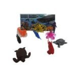 Figuras de animales marinos de plástico 001.0113 — set de maquetas coloridas para niños de 3 a 8 años