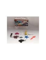 Figuras de animales marinos de plástico 001.0113 — set de maquetas coloridas para niños de 3 a 8 años