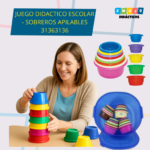 JUEGO DIDACTICO ESCOLAR - SOBREROS APILABLES / +3 AÑOS / 31363136