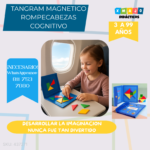 TANGRAM MAGNETICO EN ESTUCHE CON GUIA / +3 AÑOS / 012924