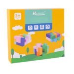 Cubo de Construcción 013624 con caja y tarjetas modelo para lógica y pensamiento espacial