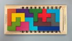 Ketamino de madera 013764 con piezas geométricas de colores para desarrollar lógica, concentración y pensamiento espacial infantil