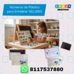 Pizarrón magnético 437271 doble cara con letras magnéticas, números y tangram