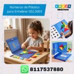 Tangram magnético 012924 en estuche con guía de imágenes para pensamiento espacial y geometría infantil