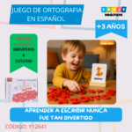 JUEGO DIDACTICO - ORTOGRAFIA EN ESPAÑOL / +3 AÑOS / Y12641
