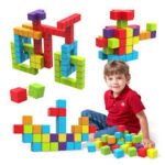 Cubos magnéticos de colores para construcción educativa modelo 911714 XMAJO.