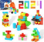 Cubos magnéticos de colores para construcción educativa modelo 911714 XMAJO.