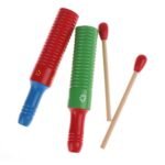 Güiro de madera 237425 instrumento musical infantil para ritmo y coordinación