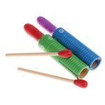 Güiro de madera 237425 instrumento musical infantil para ritmo y coordinación