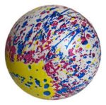 Pelota inflable multicolor de hule 22 cm para ejercicios de integración sensorial infantil