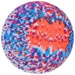 Pelota inflable multicolor de hule 22 cm para ejercicios de integración sensorial infantil
