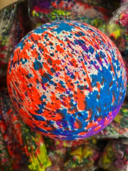 Pelota inflable multicolor de hule 22 cm para ejercicios de integración sensorial infantil