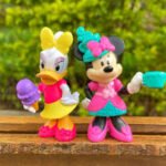 Figuras Minnie y Daisy para vestir 504183, juguete didáctico de Minnie y Daisy con ropa intercambiable