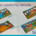 Laberinto imantado didáctico 238970 para desarrollo de motricidad fina y coordinación. Juguete educativo de madera con bolitas y varita magnética de XMAJO Didácticos para niños.